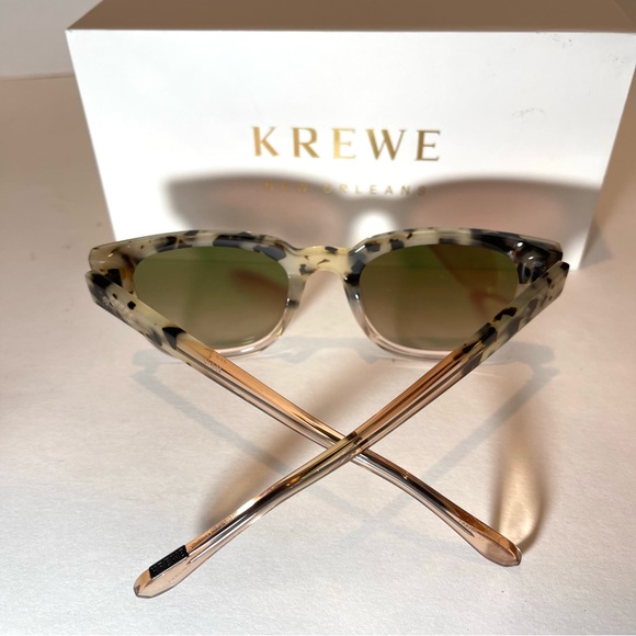 NWT KREWE Webster Nylon Sunglasses Oyster to Pearl Color - Picture 10 of 12